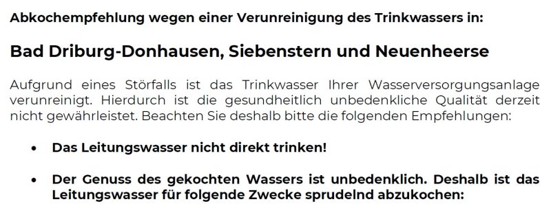 wasser abkochen