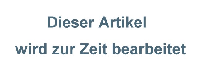 artikel in arbeit